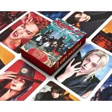 KPOP 54 Pçs/Caixa Stray Kids Photocards RUN IT 6o FANMEETING DO KARMA Hollow SKZ Relógio Álbum LOMO Cartão HYUNJIN Posta