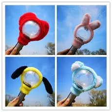 Capa De Pelúcia Com O Exército BTS LIGHTSTICK BT21 Transparente