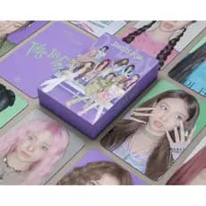 KPOP 55pcs/box TWICE Holographic Photocards THIS IS FOR KPOP Laser LOMO Card Collection Card