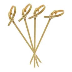 1.000 Espetinho De Bambu 12 Cm Cm Decorar Petiscos Salgados