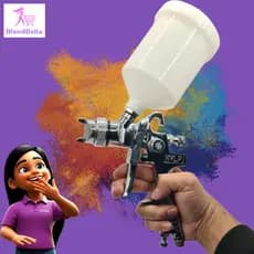Pistola Pintura Profissional golfield Hvlp 1.4mm 600ml H-827a