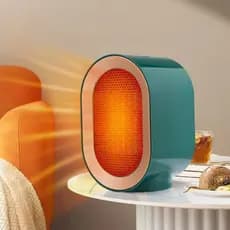 Mini Aquecedor de ambiente portátil elétrico com economia de energia 1200 W silencioso