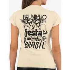 Camiseta BONDE DO BRUNÃO Bruno Mars Festa no Brasil Streetwear T-shirt Street Camiseta Bruno Mars