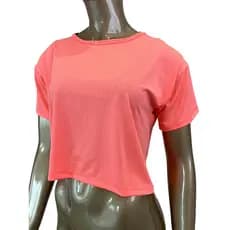 Crooped Feminino Dry Fit Furadinho Fitness para Treino detalhe sem costa - Estilo e Conforto