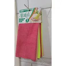 kits 3 Pano de Pia Microfibra, 31x33 estampada ou liso