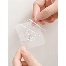 10 pcs Gancho Adesivo Parede Multi Funcional Autocolante Casa Cozinha Quarto Banheiro Organizado Com 10