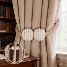 Prendedor De Cortina Ímã Criativo Simples Sem Perfuração / Acessórios De Decoração Para Casa