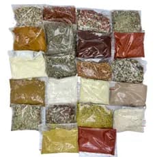 Temperos e Condimentos Naturais sem Conservantes Kit com 20 uni Especiarias