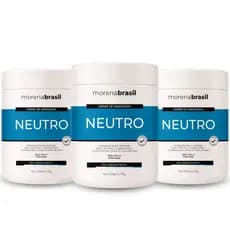 Kit 3x Creme de Massagem Neutro Profissional - Alto Deslizamento e Hidratação