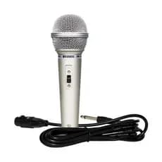Microfone Com Fio  Profissional Prata DM/ Microfone  Karaokê/microfone para banda