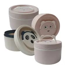 Marmita Pote Lancheira Bichinho Plástico Livre de BPA 800ml Kawaii