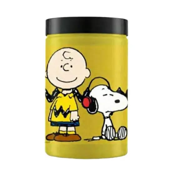 Pote Bolachas Biscoitos Doces Snoopy Charlie Brown 1,5L Plástico Livre de BPA