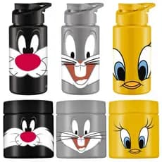 Squeeze Pote Looney Tunes Piu-Piu Frajola Pernalonga Lancheira Academia