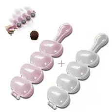 Kit 2 Boleador Enrolador Chocalho Brigadeiros Doces Gourmet Arroz Sushi Confeitaria Cozinha Japonesa