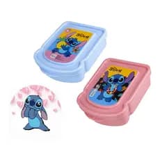 Porta lanche Stitch Plástico Livre de BPA Lancheira Academia Porta Frios