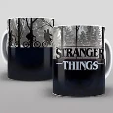 Caneca Série Stranger Things Personalizada 325 ML Porcelana Xícara Modelo 3