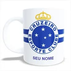 Caneca xicara de varios times presente ideal cruzeiro, Timão, São paulo ,Palmeiras. com o seu nome