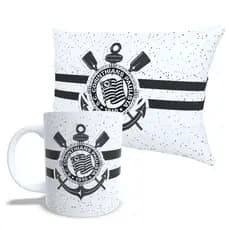 Kit almofada e Caneca Personalizada Seu time Timão, Gaviãóes presentee Romantico e ideal Oferta