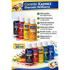 Corante Líquido Xadrez Tinta Sherwin Williams 50ml