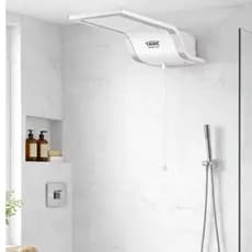 Chuveiro Ducha Eletrônica Fame Intense Khrome Para Parede Potente Branco