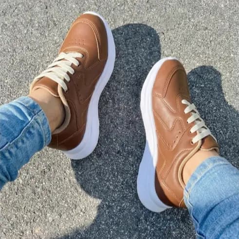 Sapatenis Feminino Caminhada Leve e Estiloso Envio Imediato Confortável