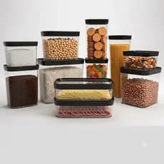 Pote Hermético Porta Alimentos Mantimentos Transparente com Vedação Cozinha Organizada