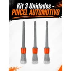 3/2/1 x PINCEIS AUTOMOTIVOS INTERNO TAMANHO 12 210MM LIMPEZA DE CARRO VOLANTE E INTERIOR - NORDETAIL