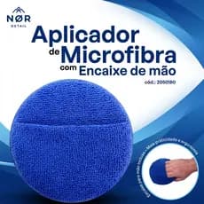 1/2/3/4 x Aplicador de Microfibra com Encaixe Para Mãos Para Ceras e Polimento Manual