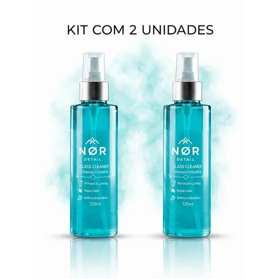 Kit 2 x Limpador de Vidros Automotivo Tira Manchas De Chuva Para-Brisa Espelhos Carro Nor Detail