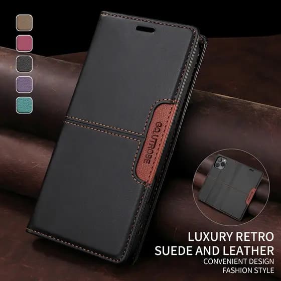 Para Xiaomi Redmi Note 15 14 Pro Plus 13 12 + 11 10 12s 11s 10s Flip Carteira Caso De Couro
