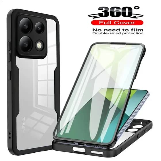 Para Xiaomi Redmi Note 12 13 14 15 Pro Plus Note14s Poco X5 X6 X7 C85 C75 M7 M8Pro Claro À Prova De Choque Capa