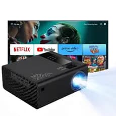 Projetor Led Portatil Wifi 3300 Lumens Hdmi Vga Usb Led Voltagem 110v/220v Y6
