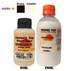 Verniz top Horizonte líquido, brilho instantâneo sapatos, bolsas, bancos e artigos de couro