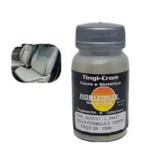 Tinta Cinza Semibrilho Couro Legitimo Sintético Sapato 100Ml horizonte