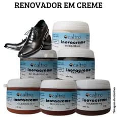 Renovador, graxa em creme Inovacreme 60g sapatos, bolsas, jaquetas, bancos