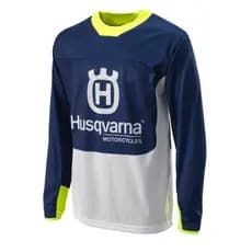 Camiseta Masculina Manga Comprida Motocross/Equitação Husqvarna Downhill/Mountain Bike/Motocicleta