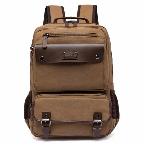Mochila Bolsa Lona Polo One Executiva Trabalho Faculdade Viagem Resistente Espaçosa