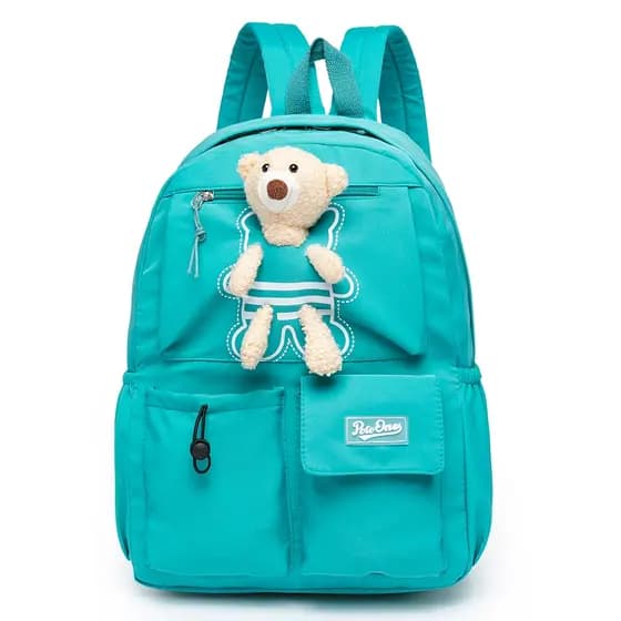 Mochila Feminina Polo One Estilo Coreano Bolsa Escolar Juvenil
