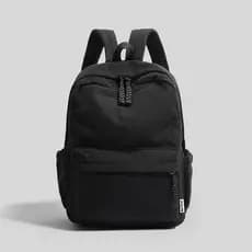 （2234）Mochila feminina de veludo cotelê. Mochila escolar casual estilo coreano