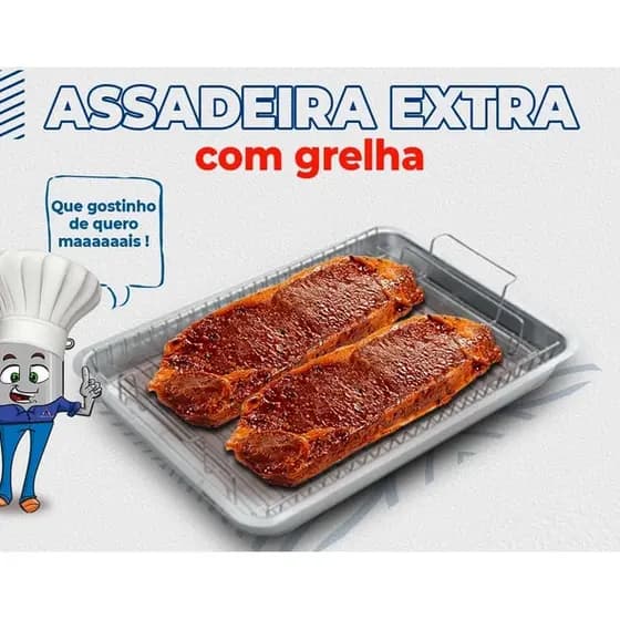 Assadeira Plus Com Grelha