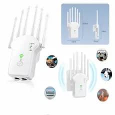 Roteador Repetidor Wi-Fi 2.4GHz 300MBPS Alta Velocidade Modo AP Amplificador de Sinal P.QIU