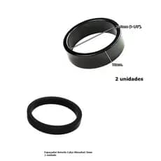 Kit 3 Arruela Bike Calço Espaçador Aheadset (2 unid 10mm e 1unid 5mm)