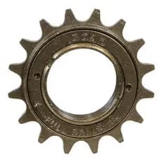 Catraca 16 Dentes Goal Marrom Aço Carbono Bicicleta Roda Livre