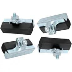 4 UNIDADES (2 pares) de Borracha De Freio de Bicicleta tipo MONARK ou CALOI ANTIGA Caneta