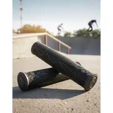 Manopla Absolute Bmx3 160mm Tipo Gios Bike Bmx Grau Wheeling