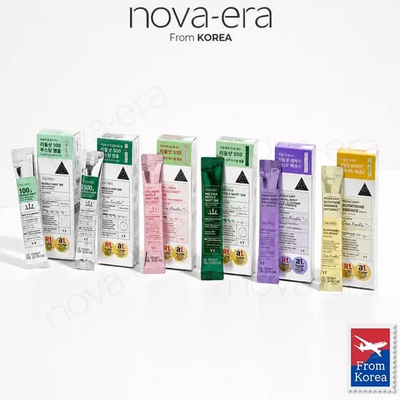[NOVA-ERA] VT REEDLE SHOT Ampola e Essência Facial S50 100 300 500 Textura Leve Uso Diário