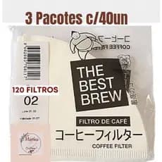 120 filtros v60 cônico The best brew 02