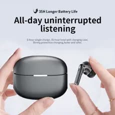 Fones de ouvido intra-auriculares sem fio verdadeiros sem fio com cancelamento de ruído Fones de ouvido Bluetooth Bateri