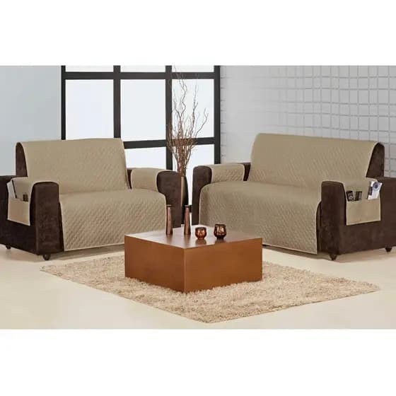 Jogo Protetor para Sofa 2 e 3 lugares Matelado Com Bolso Promoção