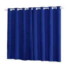 Cortina Roma Decorativa 5,00 x 2,20 Sala ou Quarto Com Ilhós Varão Simples